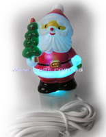 USB Дед Мороз, светящийся, (USB, батарейки), RTL