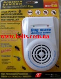 Универсальный отпугиватель грызунов и насекомых Bug Scare Aokeman Sensor АО 303